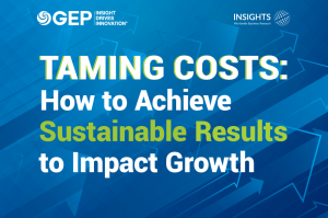 Taming Costs: How to Achieve Rapid and Sustainable Results 