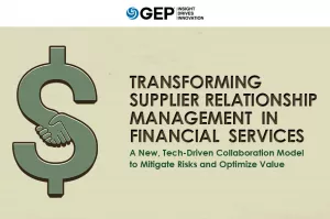 Transforming Supplier Relationship Management in Financial Services 