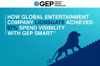 How Global Entertainment Company Lionsgate Achieved 97% Spend Visibility With GEP SMART
