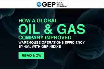 How a Global Oil &amp; Gas Company Improved Warehouse Operations Efficiency by 40% With GEP NEXXE