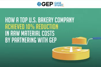 How a Top U.S. Bakery Company Achieved 10% Reduction in Raw Material Costs by Partnering With GEP