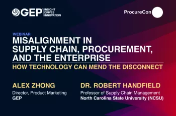 Misalignment in Supply Chain, Procurement, and the Enterprise: How Technology Can Mend the Disconnect