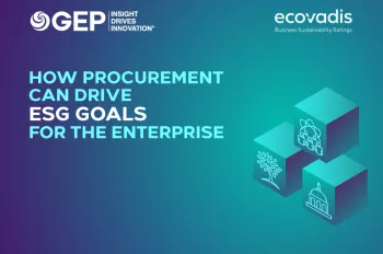 How Procurement Can Drive ESG Goals for the Enterprise