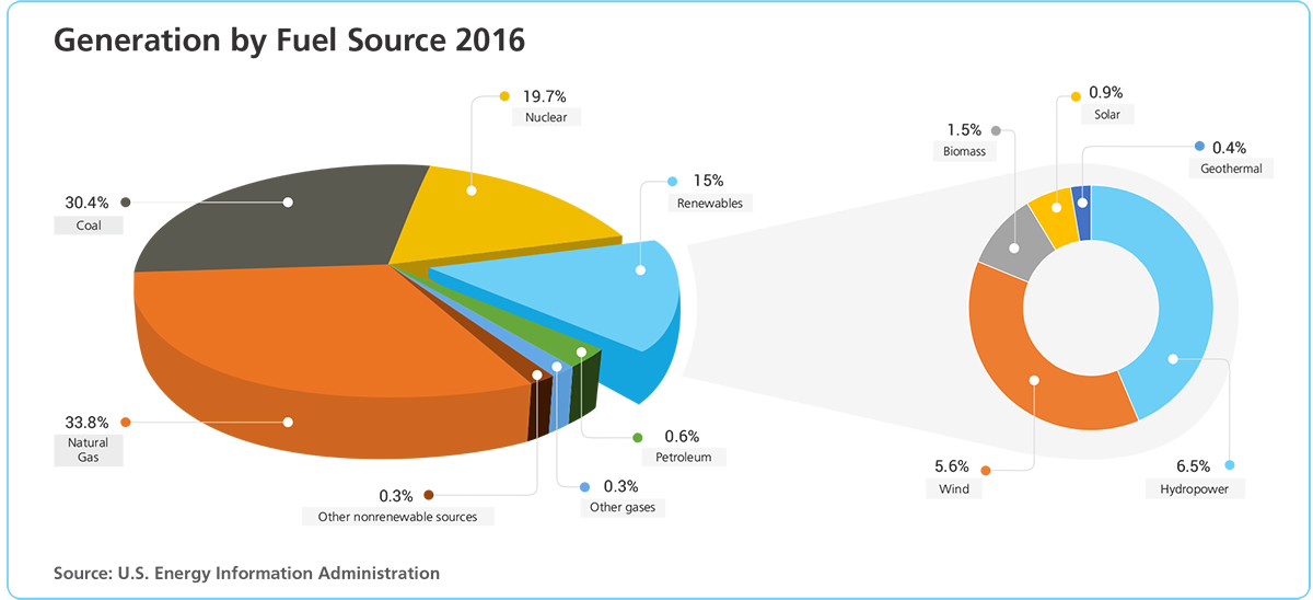Generation by Fuel Source 2016 - GEP