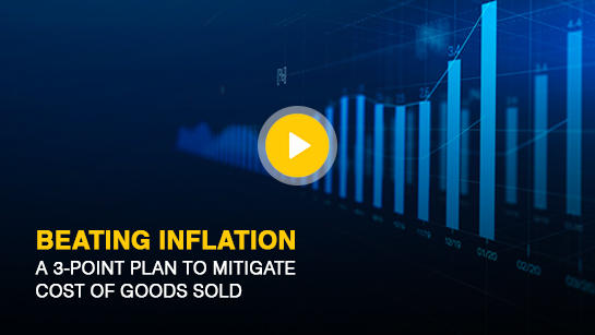 Beating Inflation: A Three-Point Plan to Mitigate Cost of Goods Sold