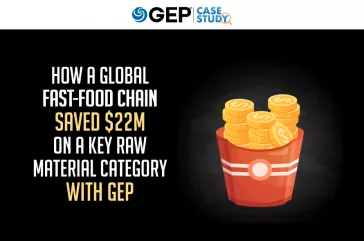 How a Global Fast-Food Chain Saved $22M on a Key Raw Material Category With GEP